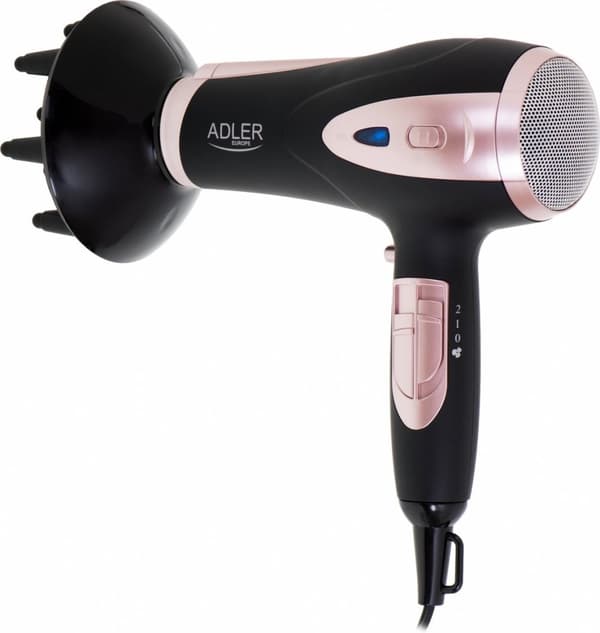 Adler Ad2248 - Jonhalt - hårtork - 2200 watt - svart