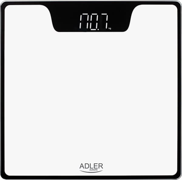Adler AD 8174w - People's Scale - Hvid - med LED display