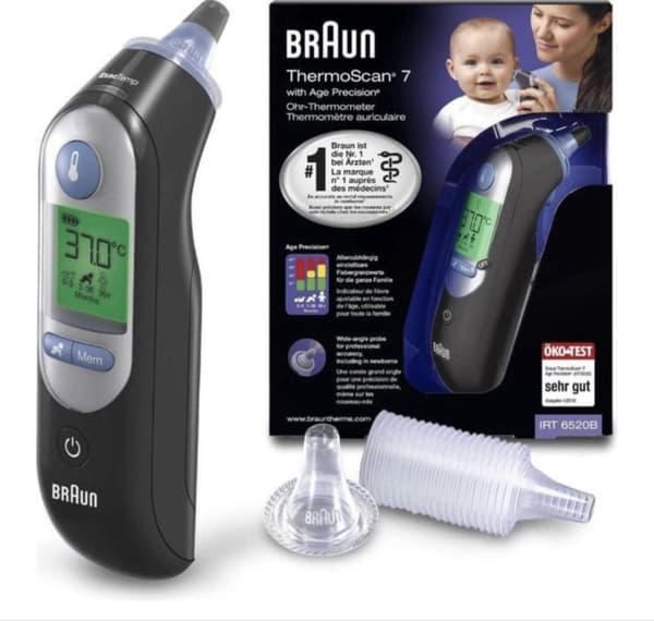 Braun ThermoScan 7 IRT 6520 Black Edition - Kroppstermometer