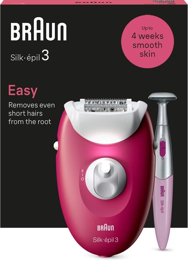 Braun Silk·épil 3 3-202 - Epilator med sladd