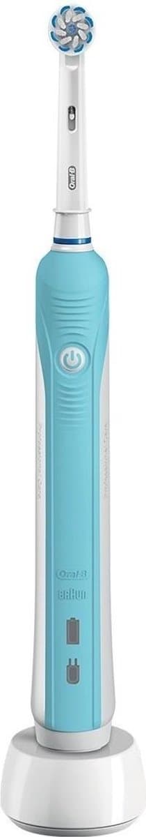 Oral-B PRO 500 Vuxen Roterande-oscillerande tandborste Turkos, Vit