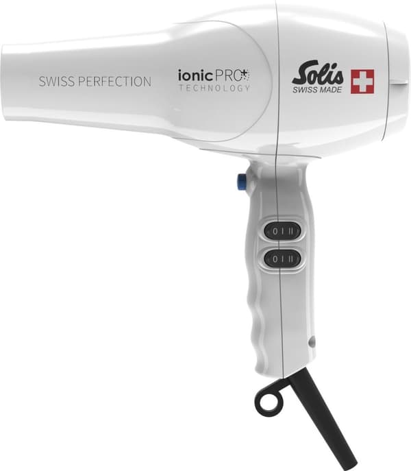 Solis Swiss Perfection 360º ionicPRO 440 - Hårtork - Hårtork Professional - Vit