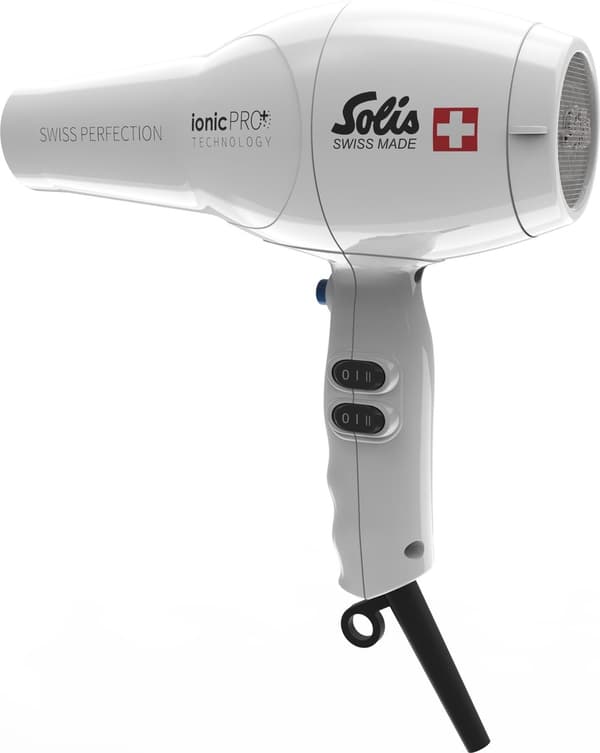 Solis Swiss Perfection 360º ionicPRO 440 - Hårtork - Hårtork Professional - Vit