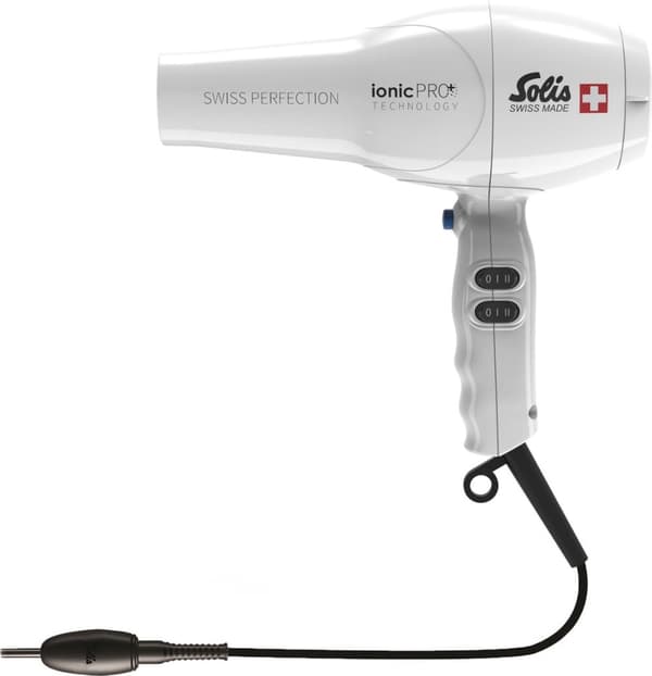 Solis Swiss Perfection 360º ionicPRO 440 - Hårtørrer - Professionel hårtørrer - Hvid