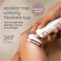 Miniatyrbillede 6 af 11: Braun Silk·épil 9 Flex - Epilator til nem hårfjerning - 9-030 3D - Hvid/Rose Titan