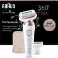 Miniatyrbillede 1 af 11: Braun Silk·épil 9 Flex - Epilator til nem hårfjerning - 9-030 3D - Hvid/Rose Titan