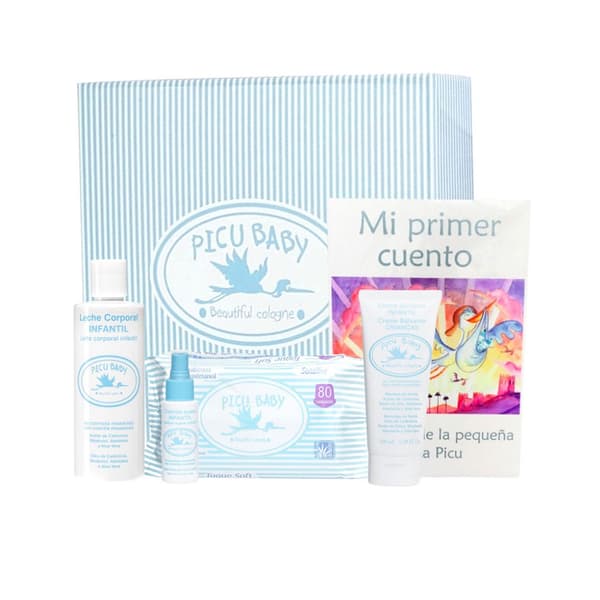 CHILDREN'S BOX BLUE STRIPES NEW set 5 pcs