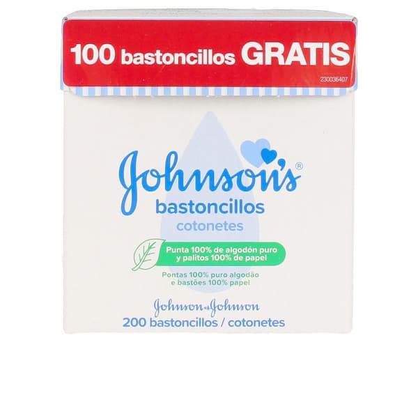 BABY SWABS 100% cotton - paper sticks 200 units