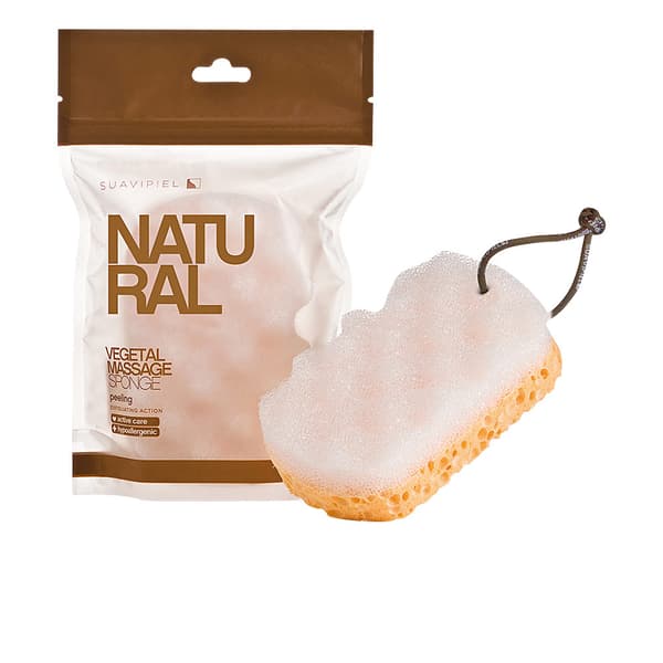 NATURAL vegetable sponge massage bath peeling 1 unit