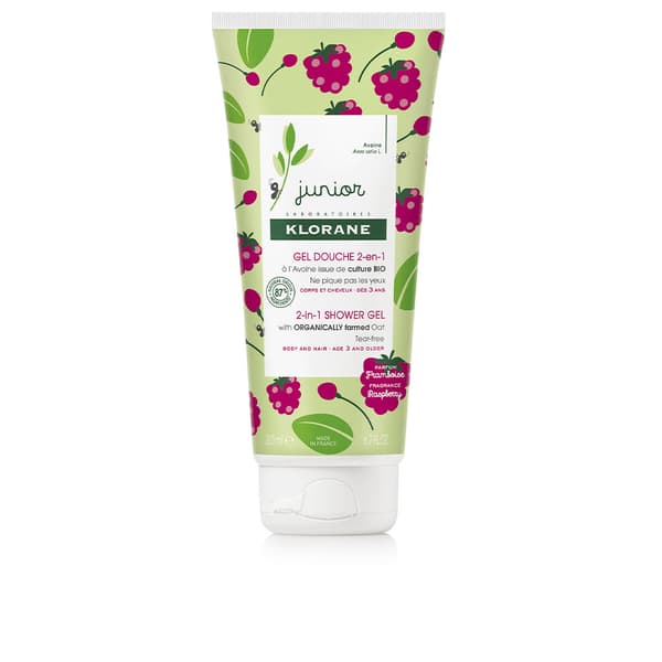 JUNIOR hair and body shower gel #raspberry 200 ml