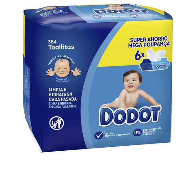 DODOT ETAPAS wet wipes 384 u