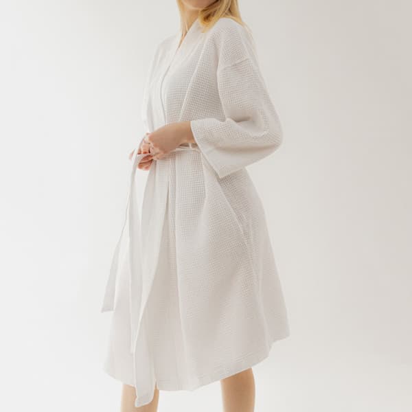 Badekåbe | VAFFEL | hvid | L/XL | 846019