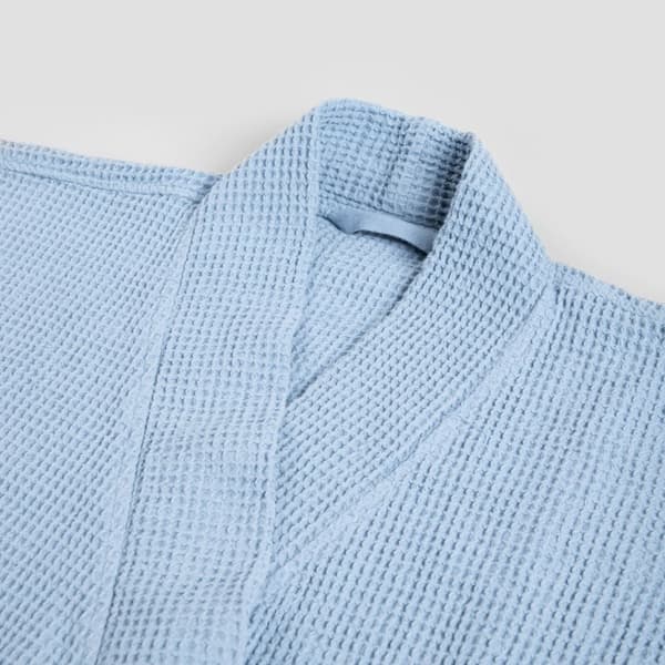 Morgonrock | VAFFEL | blå | S/M | 736988