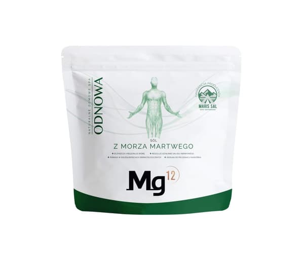 Kuolleenmeren suola Mg12 RENEWAL Kuolleenmeren suola Mg12 - 3x4kg
