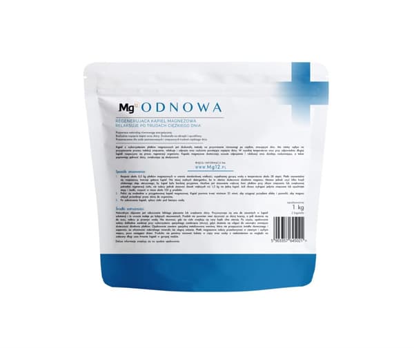 Magnesiumbadflingor Mg12 ODNOWA (100% bischofit) Magnesiumbadflingor Mg12 ODNOWA (100% bischofite) 12kg - Set med 3 x 4kg
