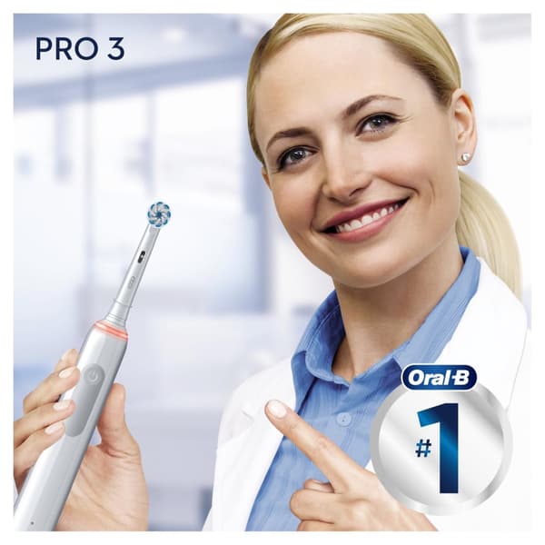 Oral-B Pro 3 3900 - Eltandborste - Duo Pack 2 Styck