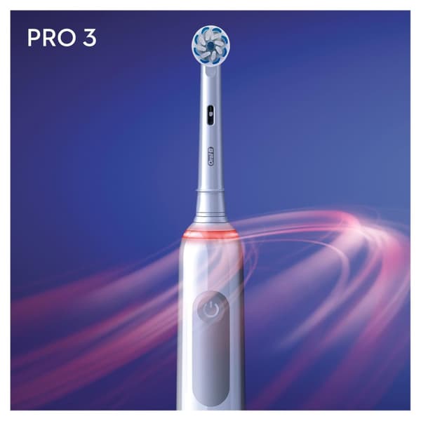 Oral-B Pro 3 3900 - Eltandborste - Duo Pack 2 Styck