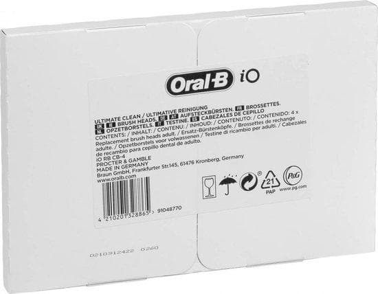 Oral-B iO -harjaspäät Ultimate Cleaning 4er BK FFU (328865)