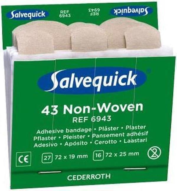 Söhngen 1009943 Salvequick kipsinauhat fleece, 43 kpl