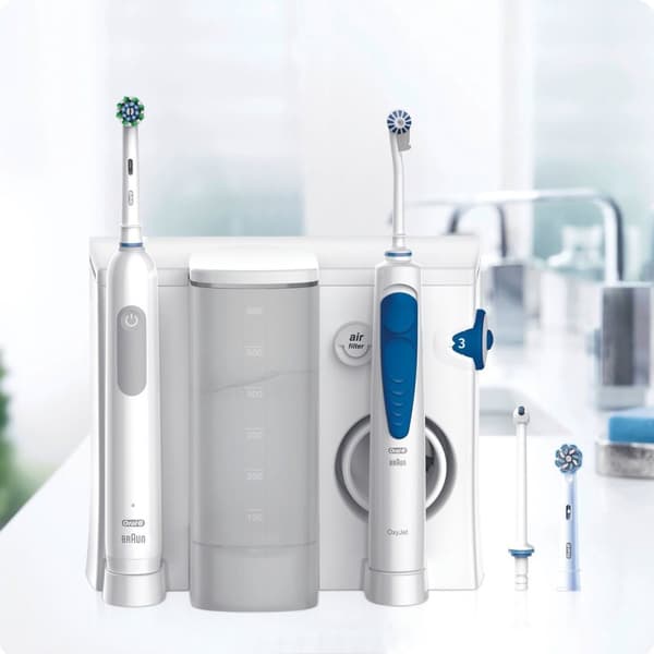 Oral-B Idroppulsore Health Center Voksen Roterende-oscillerende tandbørste Blå, Hvid