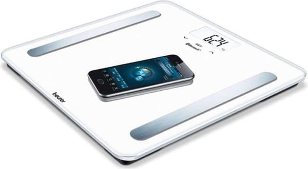 Beurer BF600 - Personlig vægt kropsanalyse - Bluetooth - 180kg - Hvid