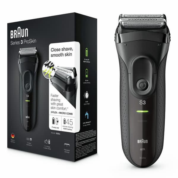 Braun Series 3 3020s - elektrisk barbermaskine til mænd