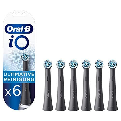 Braun Oral-B harjaspäät iO Ultimat. Puhdistus musta 6 vaihtoharjat 418184 (418184)