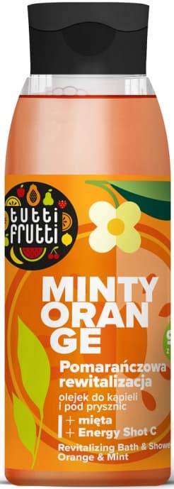 TUTTI FRUTTI Regenererende badeolie Orange Mint 400 ml