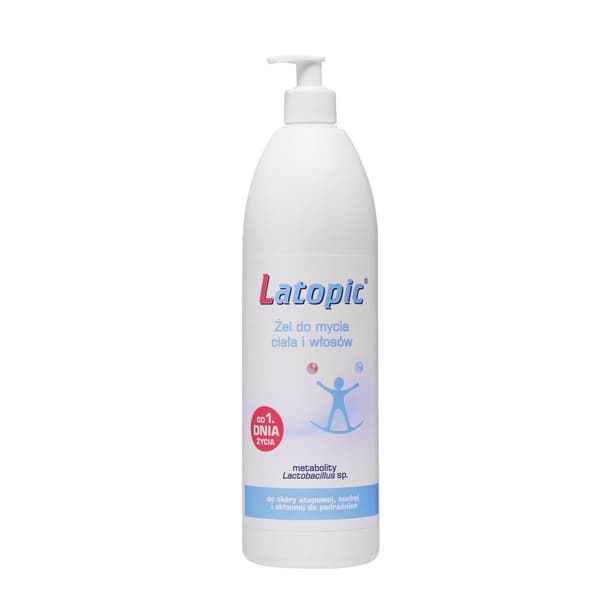 LATOPIC krops- og hårvaskegel 1000ml AZS