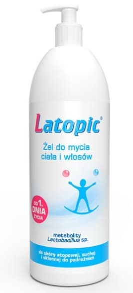 LATOPIC krops- og hårvaskegel 1000ml AZS