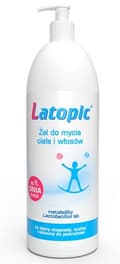 Miniatyrbillede 4 af 5: LATOPIC krops- og hårvaskegel 1000ml AZS