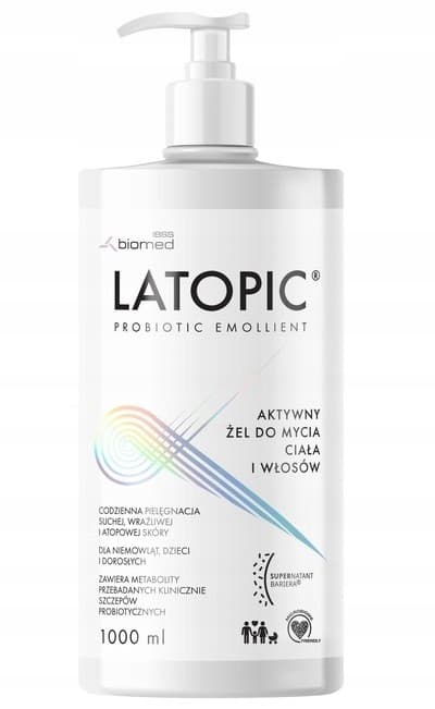 LATOPIC krops- og hårvaskegel 1000ml AZS