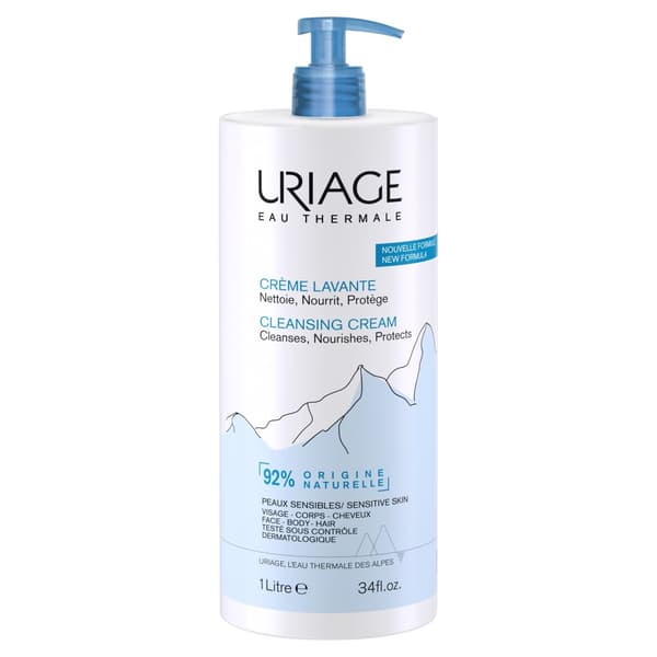 URIAGE Crème Lavante Rensecreme til krop og ansigt 1000ml