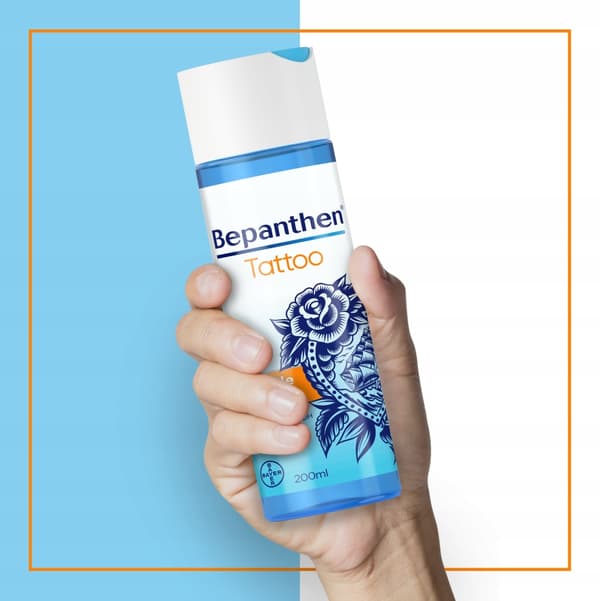 BEPANTHEN TATTOO GEL gel til vask af tatoveret hud til TATOVERINGER 200 ml