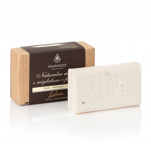 HEALTH DROP naturlig sæbebar med MANDLER OG MOSKUS 130 g