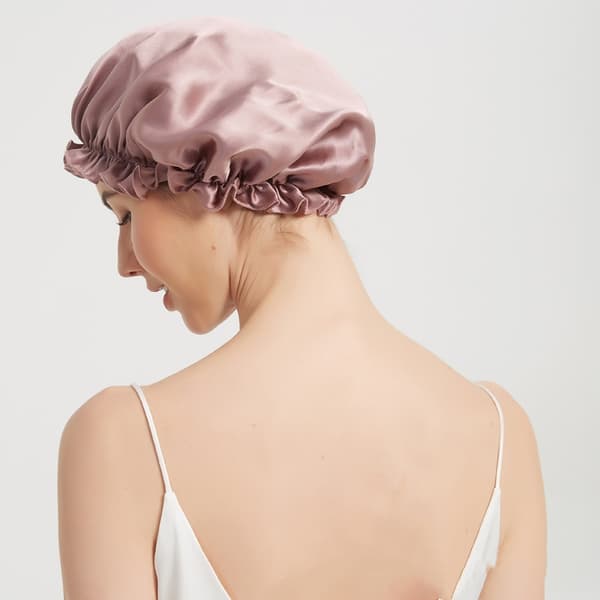 INF 100 % Mulberry Silk Sleep Cap naisille, Pehmeä päähuivi nukkumiseen