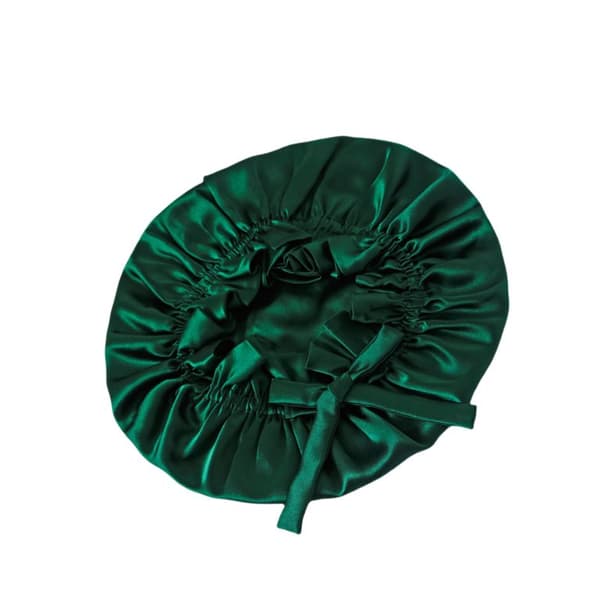 INF Luksuriøs dobbeltlags 16 Momme Silk Sleep Cap 0