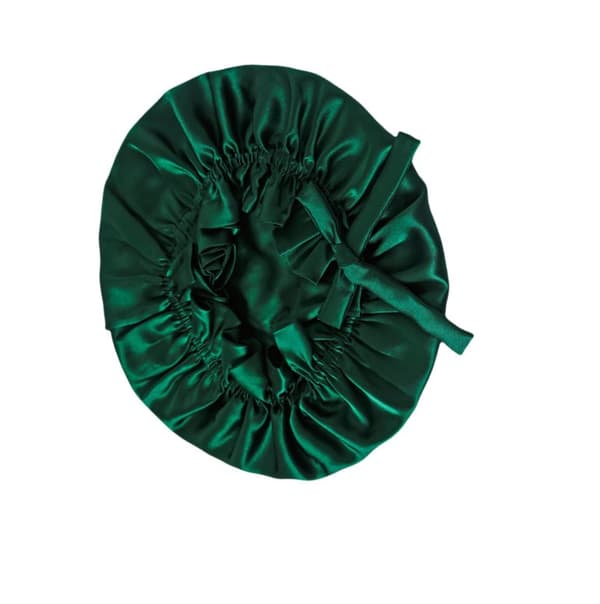 INF Luksuriøs dobbeltlags 16 Momme Silk Sleep Cap 0