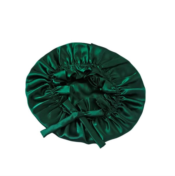 INF Luksuriøs dobbeltlags 16 Momme Silk Sleep Cap 0