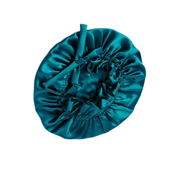 INF Luksuriøs dobbeltlags 16 Momme Silk Sleep Cap 0