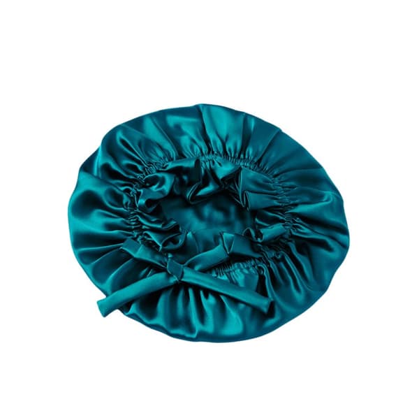 INF Luksuriøs dobbeltlags 16 Momme Silk Sleep Cap 0