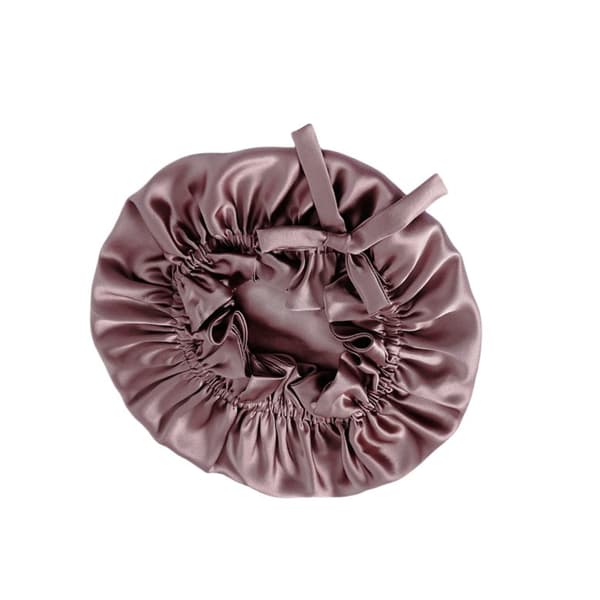 INF Luksuriøs dobbeltlags 16 Momme Silk Sleep Cap 0