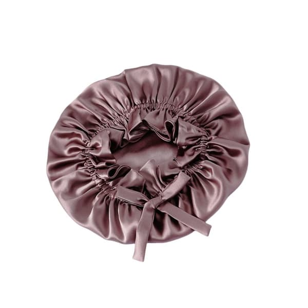 INF Luksuriøs dobbeltlags 16 Momme Silk Sleep Cap 0