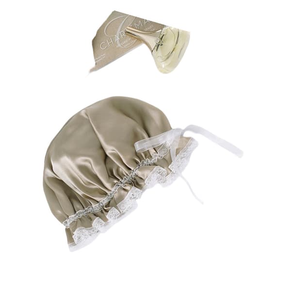 INF Luksus silkkiunihattu pitsireunuksella