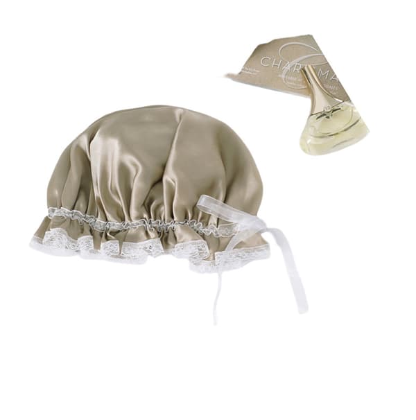 INF Luksus silkkiunihattu pitsireunuksella