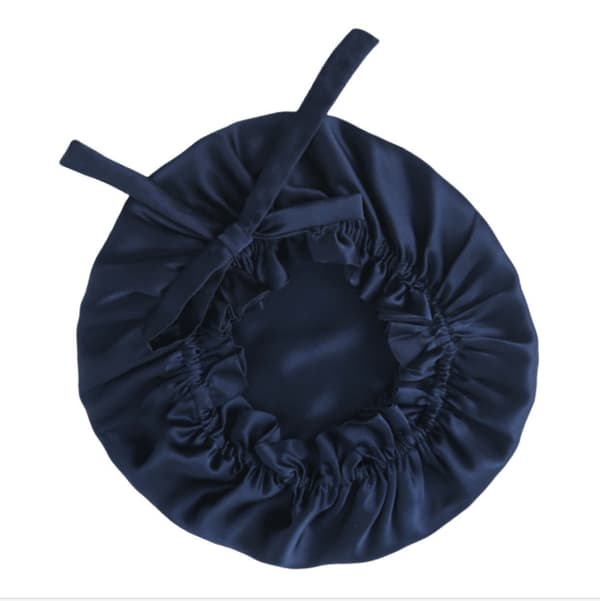 INF Justerbar silke sovehue til langt hår, 100% Mulberry silke