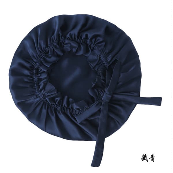 INF Justerbar silke sovehue til langt hår, 100% Mulberry silke
