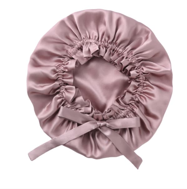 INF Justerbar silke sovehue til langt hår, 100% Mulberry silke
