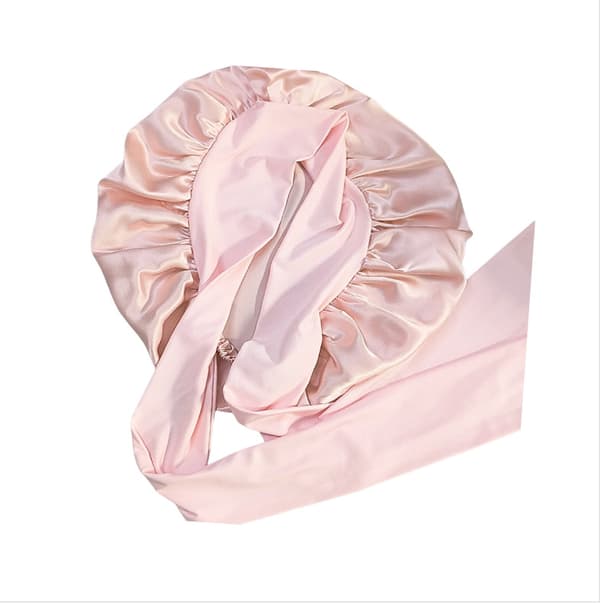 Sovmössa i 100 % Mullbärssilke för Kvinnor Gummi rosa