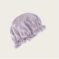 Miniatyrbillede 4 af 6: INF 100% Mulberry Silk Sovehue til Kvinder, Blødt Hovedtørklæde til Sovn Lys lilla M